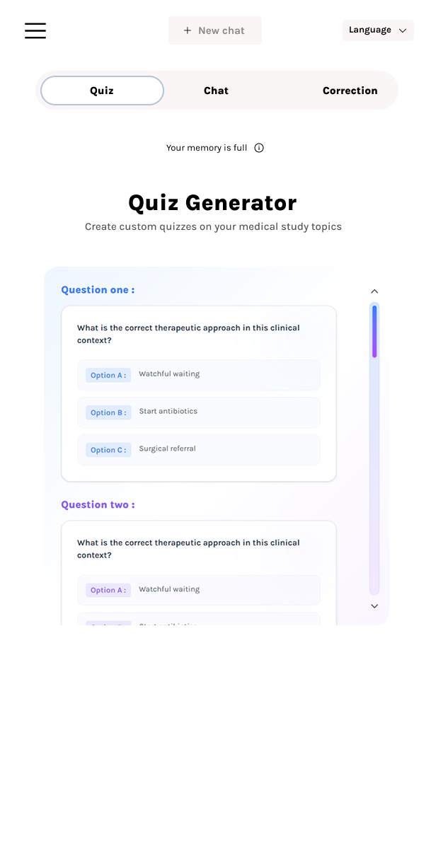 Quiz Question View